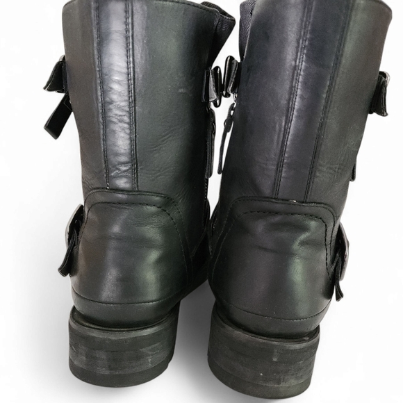 G-STAR RAW Moto Buckle Leather Boots uk7 us9 eur40 - Picture 6 of 15